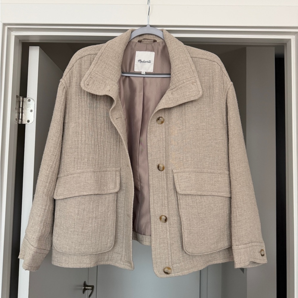 Madewell Beige Utility Jacket